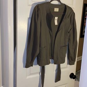 NWT Anthropologie cotton blazer/jacket